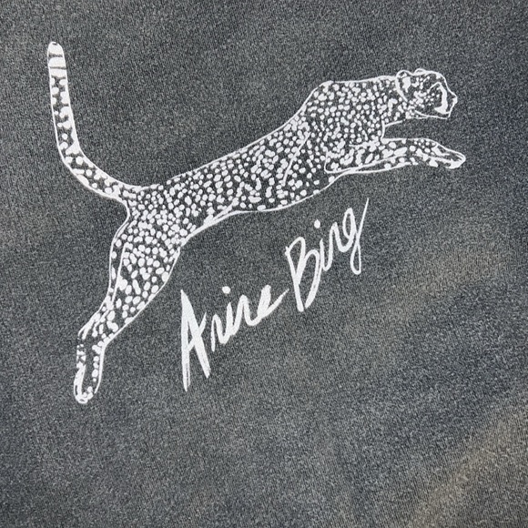 NWT anine bing Spencer leopard sweatshirt - Picture 3 of 6